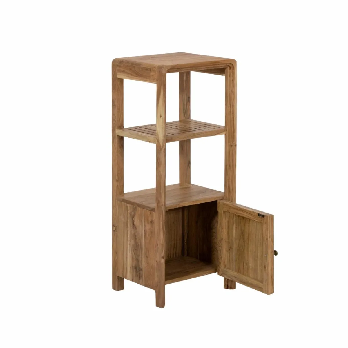 Made in Meubles Colonne en bois d'acacia massif Emyr