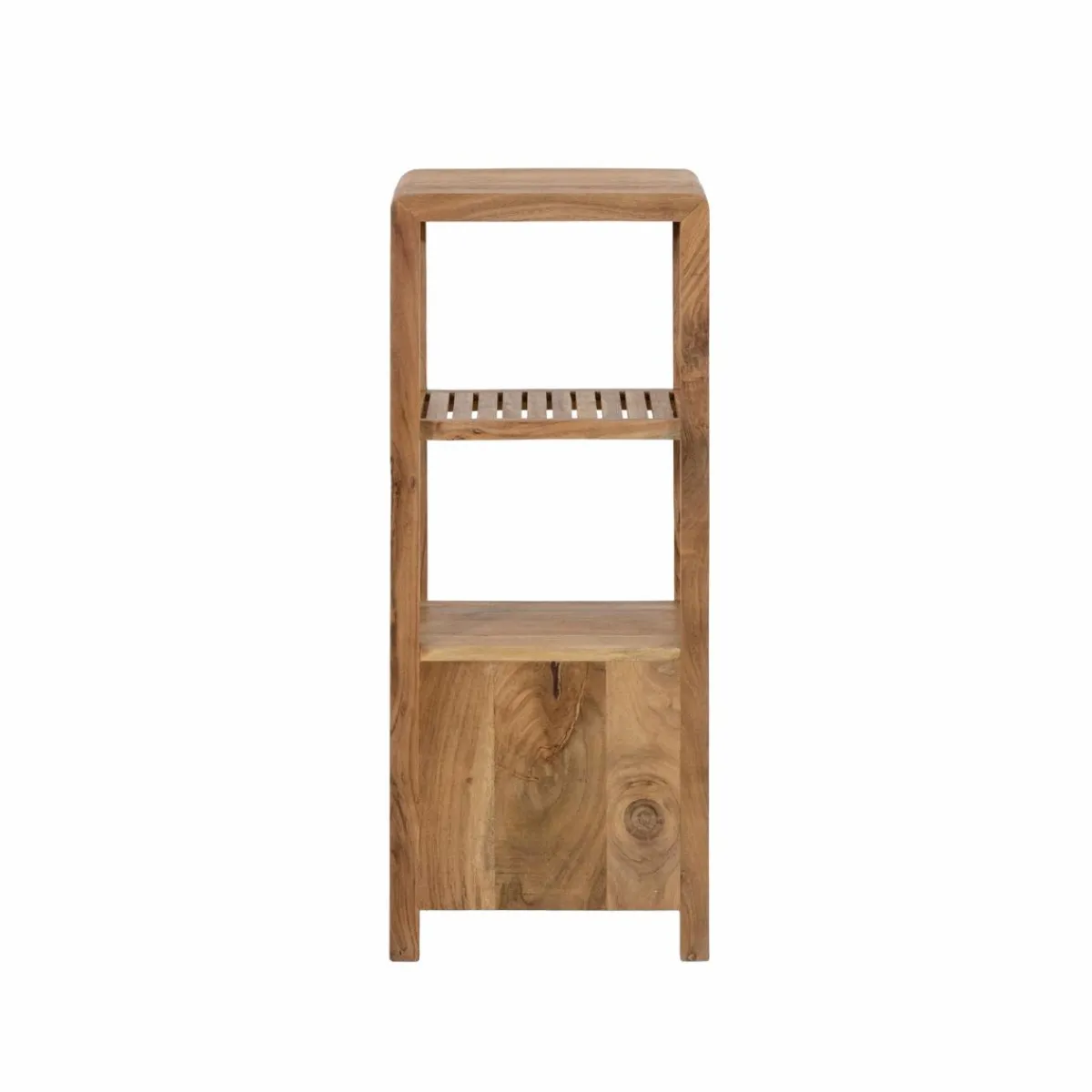 Made in Meubles Colonne en bois d'acacia massif Emyr