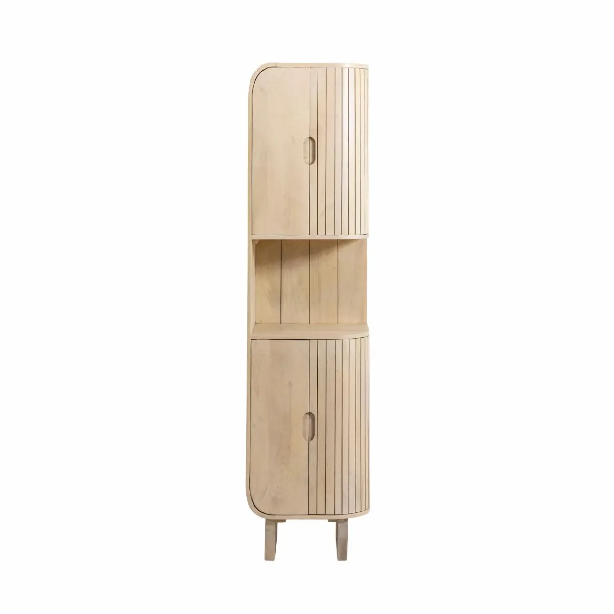 Made in Meubles Colonne en bois de manguier Yoni