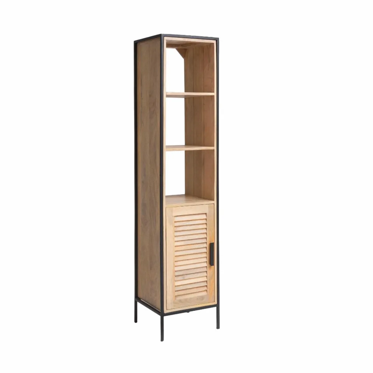 Made in Meubles Colonne en bois de manguier Coralie