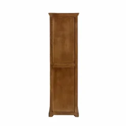 Made in Meubles Colonne vitrée en bois de manguier Remick