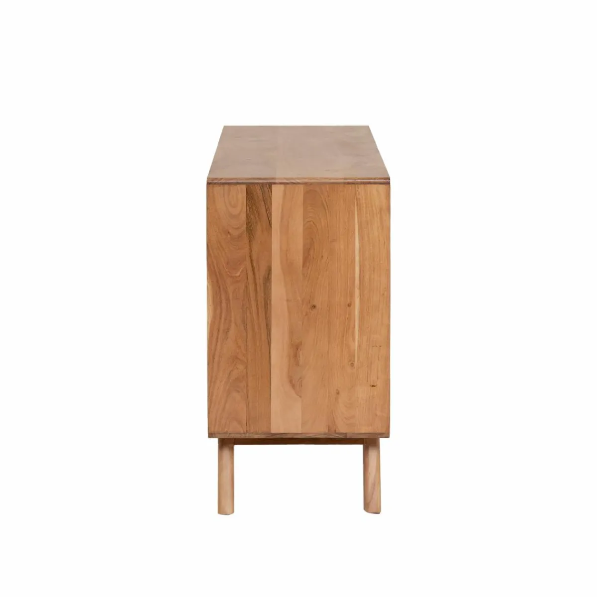 Made in Meubles Commode en bois d'acacia massif Iwa