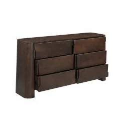 Made in Meubles Commode en bois de manguier foncé Liriel