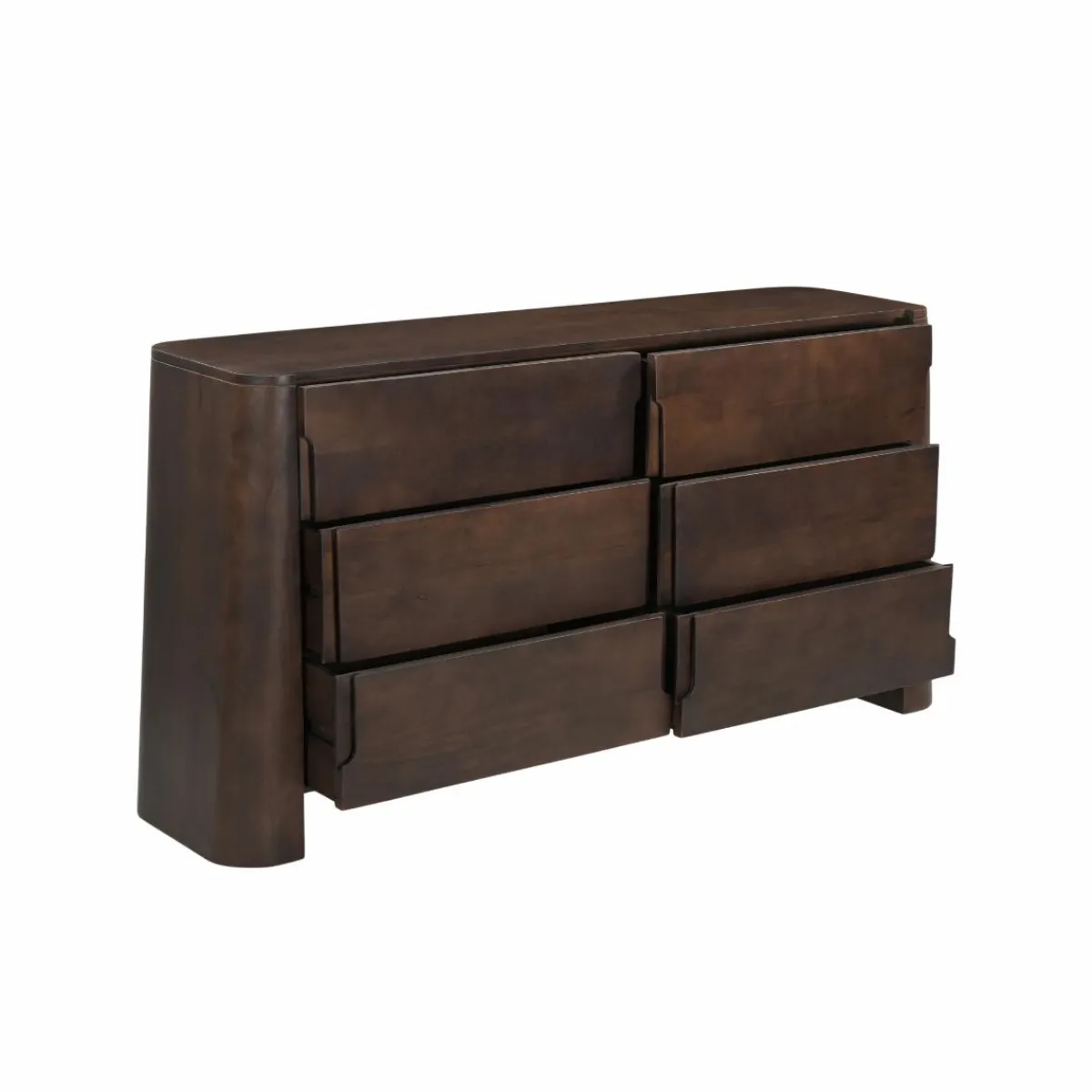 Made in Meubles Commode en bois de manguier foncé Liriel