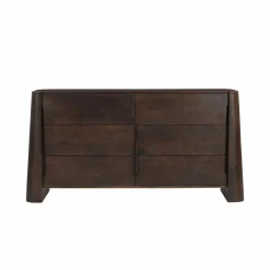 Made in Meubles Commode en bois de manguier foncé Liriel