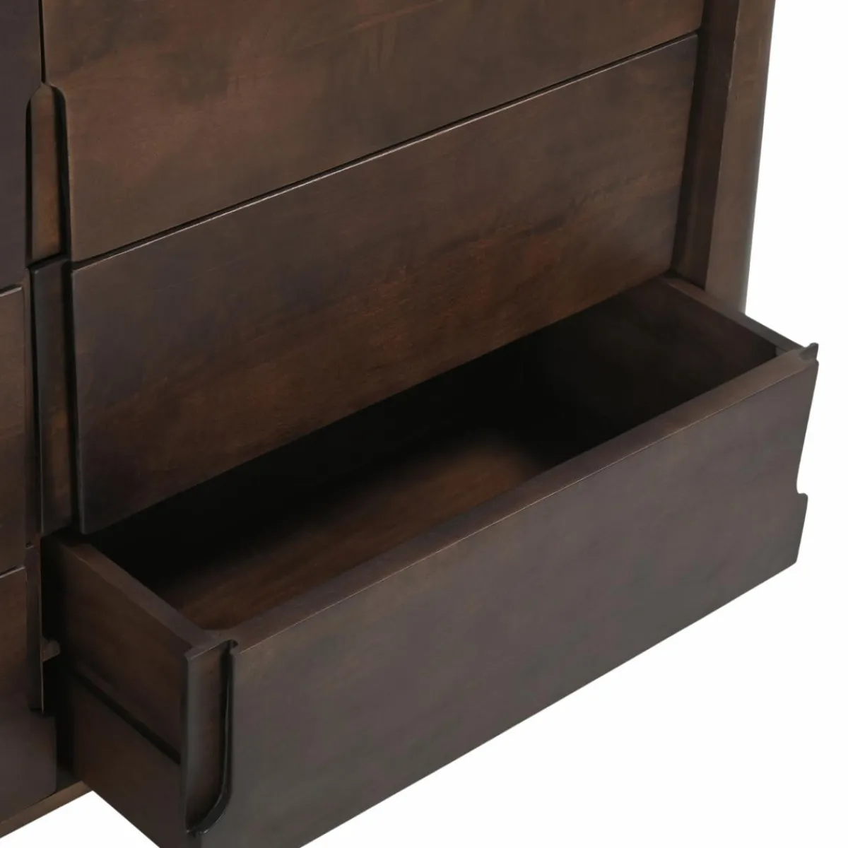 Made in Meubles Commode en bois de manguier foncé Liriel