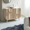Made in Meubles Commode en bois de paulownia Nilo
