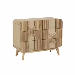 Made in Meubles Commode en bois de paulownia Nilo