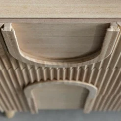 Made in Meubles Commode en bois de paulownia Nilo