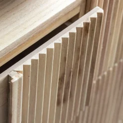 Made in Meubles Commode en bois de paulownia Nilo