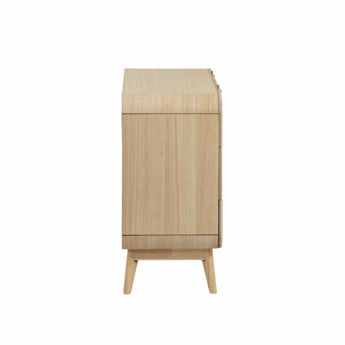 Made in Meubles Commode en bois de paulownia Nilo
