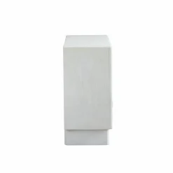 Made in Meubles Commode en bois effet béton blanc Danaé
