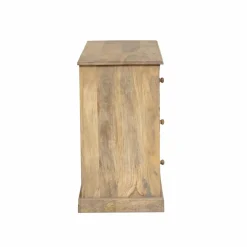 Made in Meubles Commode sculpté en bois de manguier Adonie