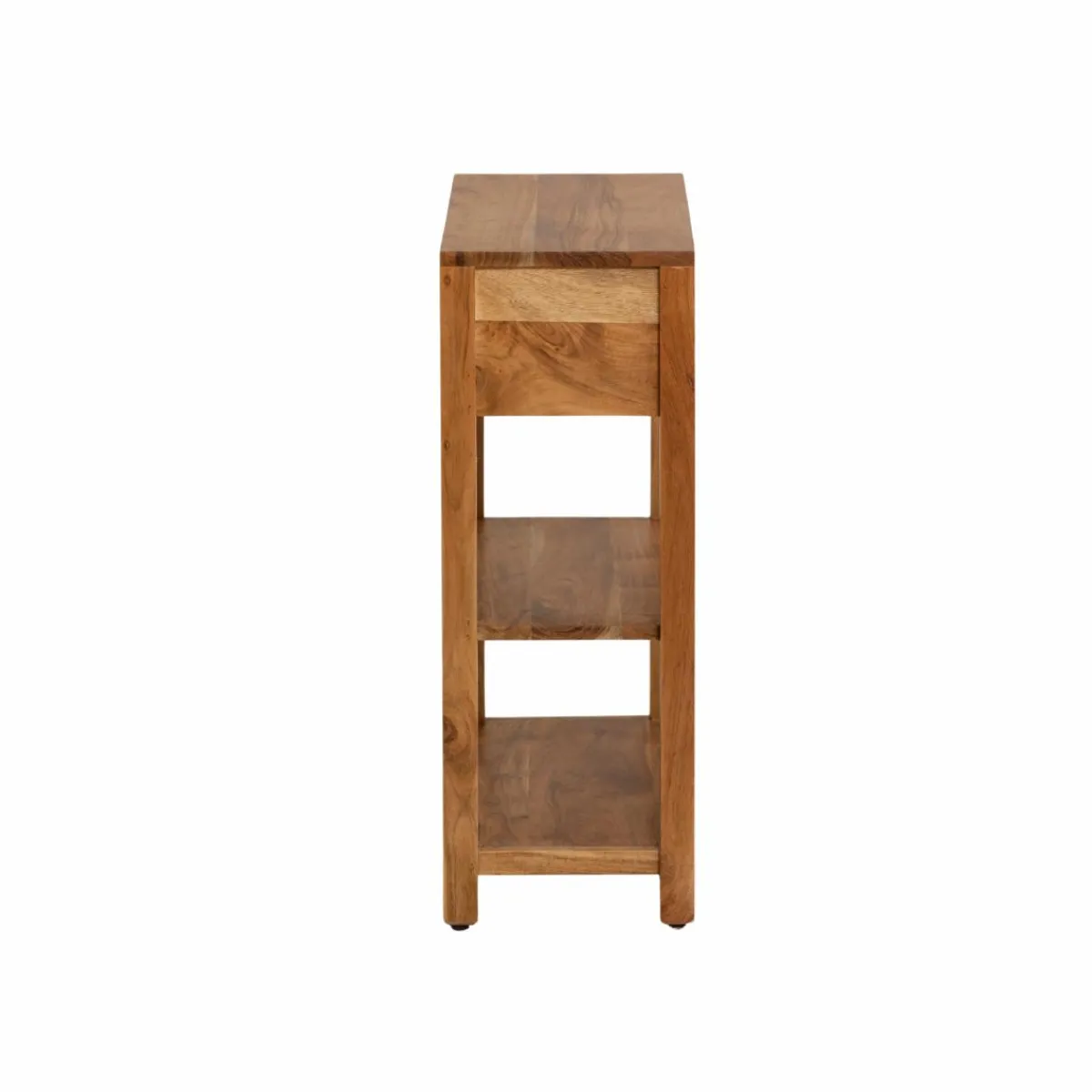 Made in Meubles Console avec tiroir en bois d'acacia Orane