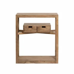 Made in Meubles Console en bois d’acacia massif Oslo
