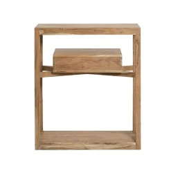 Made in Meubles Console en bois d’acacia massif Oslo
