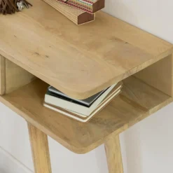 Made in Meubles Console en bois de manguier Amara