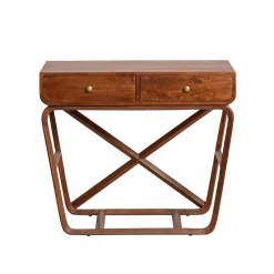 Made in Meubles Console en bois de manguier Sam