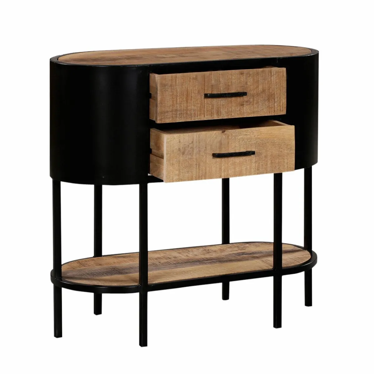 Made in Meubles Console en métal Achille