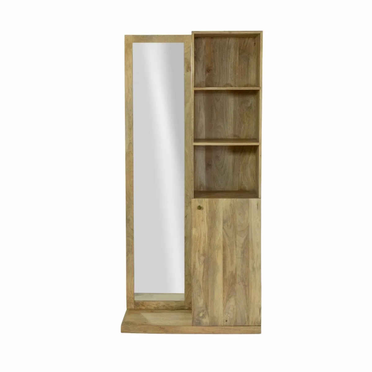 Made in Meubles Dressing avec miroir en bois de manguier Juliet