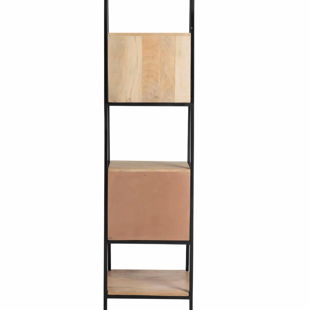 Made in Meubles Etagère en bois de manguier et métal Mathieu