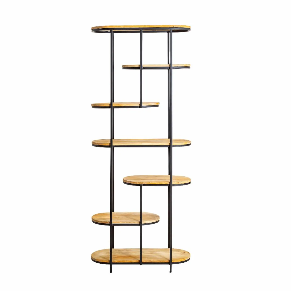 Made in Meubles Etagère en bois de manguier et métal Owen