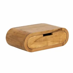 Made in Meubles Etagère murale arrondie en bois d'acacia Orane