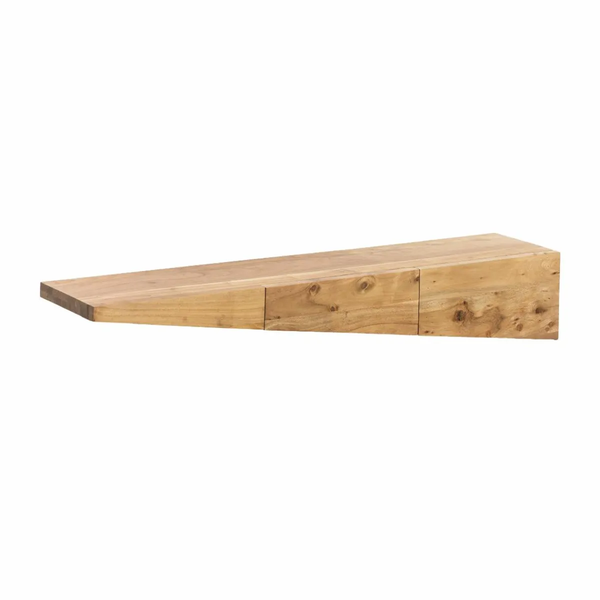 Made in Meubles Etagère murale asymétrique en bois d'acacia Orane