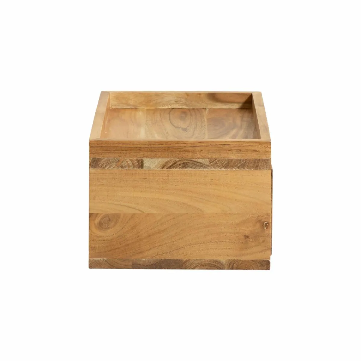 Made in Meubles Etagère murale carrée en bois d'acacia Orane