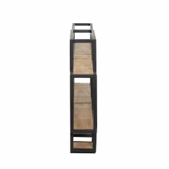 Made in Meubles Etagère murale en bois de manguier et métal Jacynthe