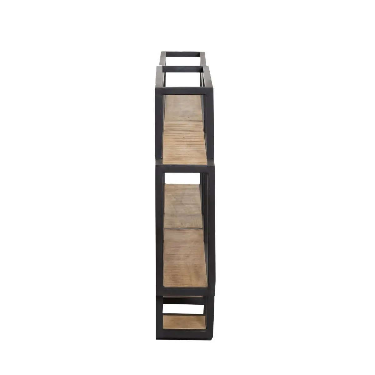 Made in Meubles Etagère murale en bois de manguier et métal Jacynthe