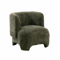 Made in Meubles Fauteuil arrondi en tissu Norton