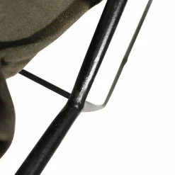 Made in Meubles Fauteuil assise suspendue kaki Rosalie