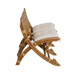 Made in Meubles Fauteuil cinéma en rotin 2 places Mayeul