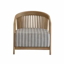 Made in Meubles Fauteuil en bois de manguier Térence