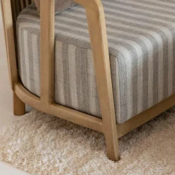 Made in Meubles Fauteuil en bois de manguier Térence