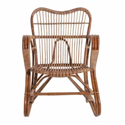 Made in Meubles Fauteuil en rotin arrondi Rattan