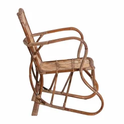 Made in Meubles Fauteuil en rotin arrondi Rattan