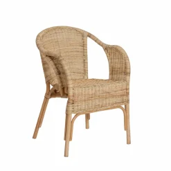 Made in Meubles Fauteuil en rotin Nohan