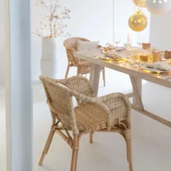 Made in Meubles Fauteuil en rotin Nohan