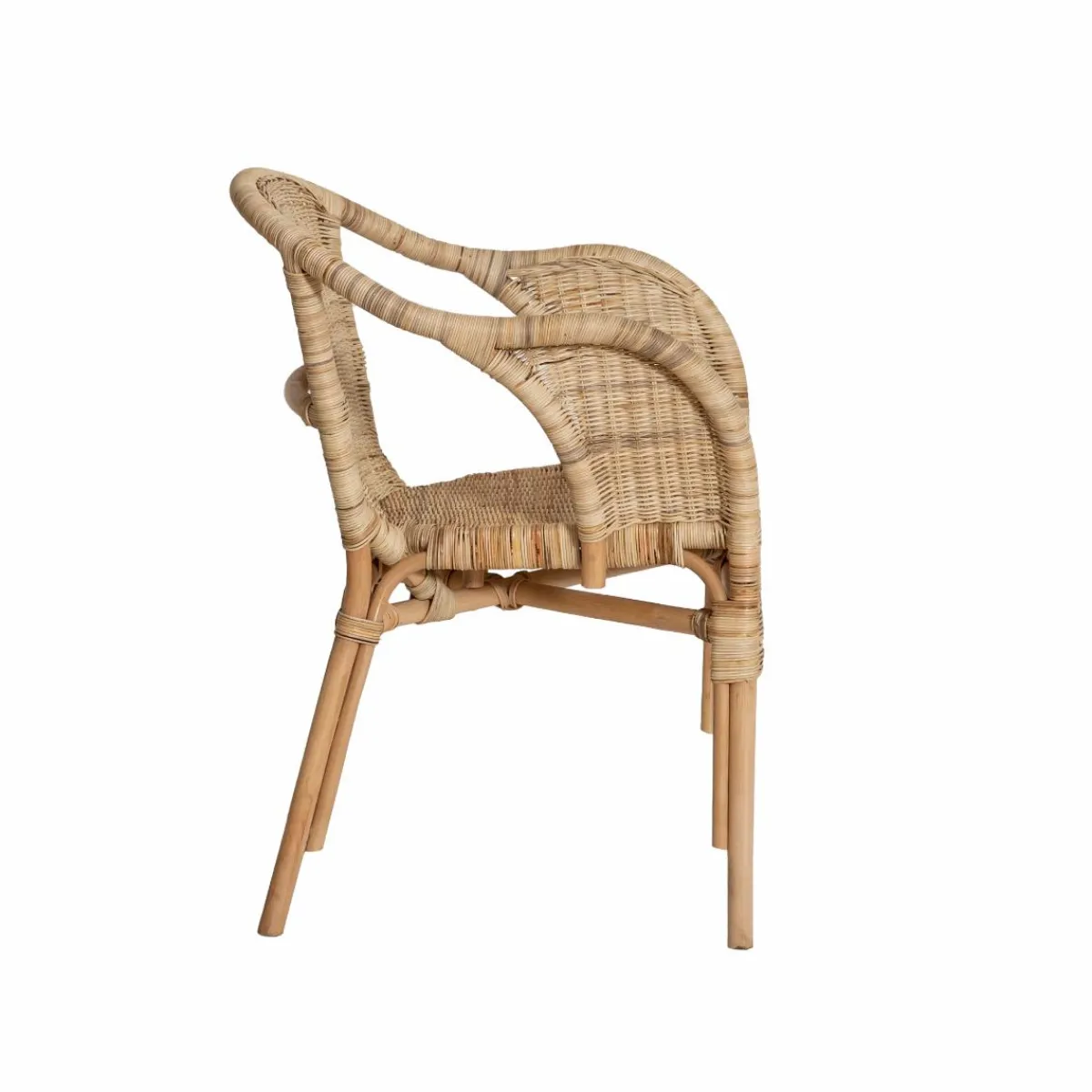 Made in Meubles Fauteuil en rotin Nohan