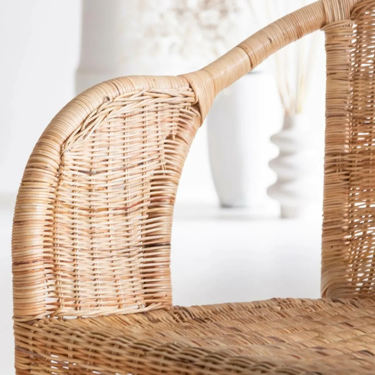 Made in Meubles Fauteuil en rotin Nohan