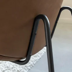 Made in Meubles Fauteuil en simili-cuir Dorian