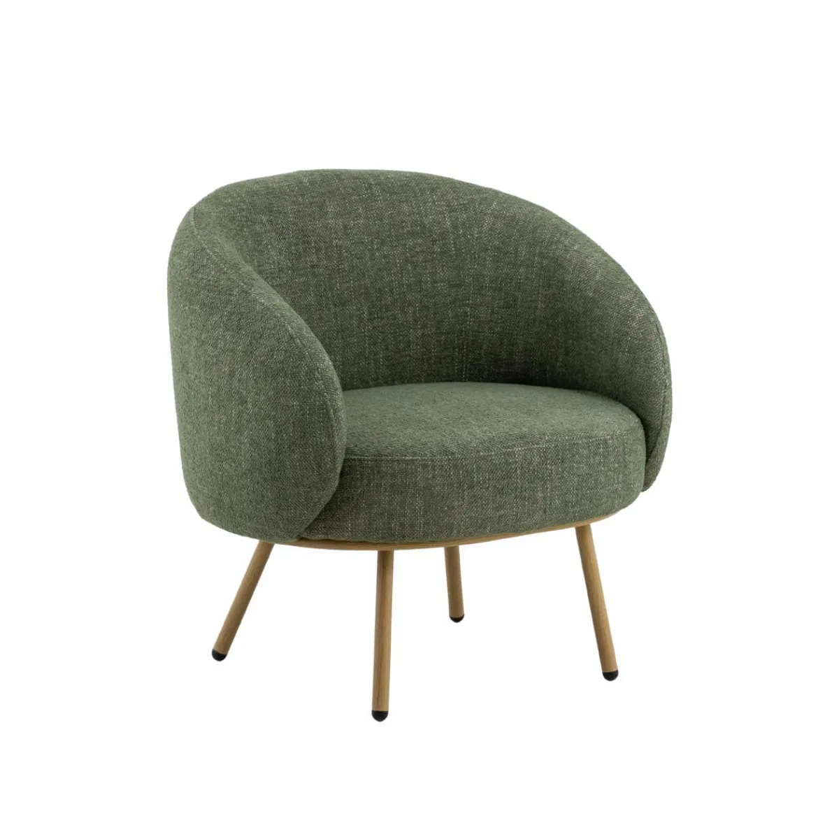Made in Meubles Fauteuil en tissu confort Orenzo