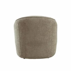 Made in Meubles Fauteuil en tissu taupe Travis