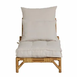 Made in Meubles Fauteuil futon en rotin 1 place Elisa