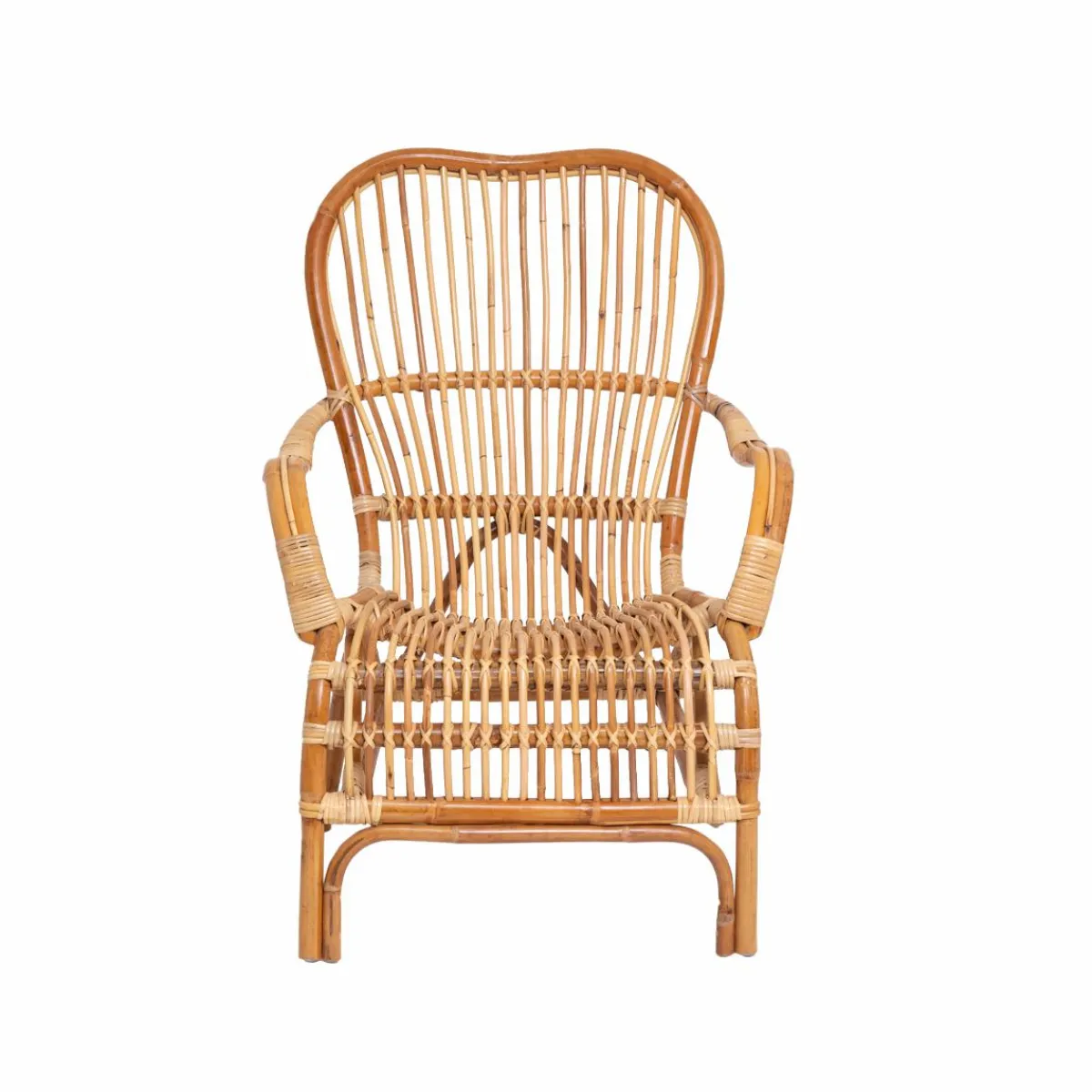 Made in Meubles Fauteuil vintage en rotin Rattan