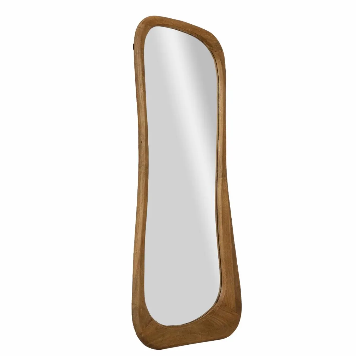 Made in Meubles Grand miroir organique en bois de manguier Marley