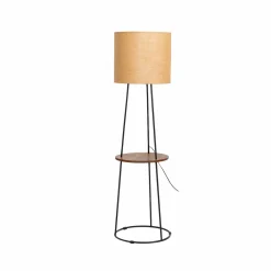 Made in Meubles Lampe sur pied avec tablette en jute Odessa