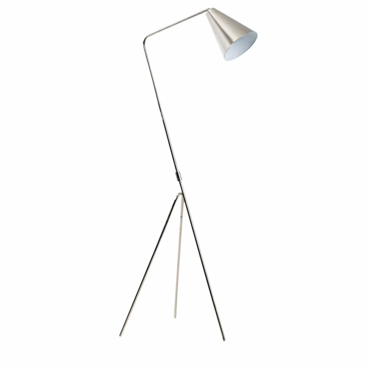 Made in Meubles Lampe sur pied design métal gris Aude